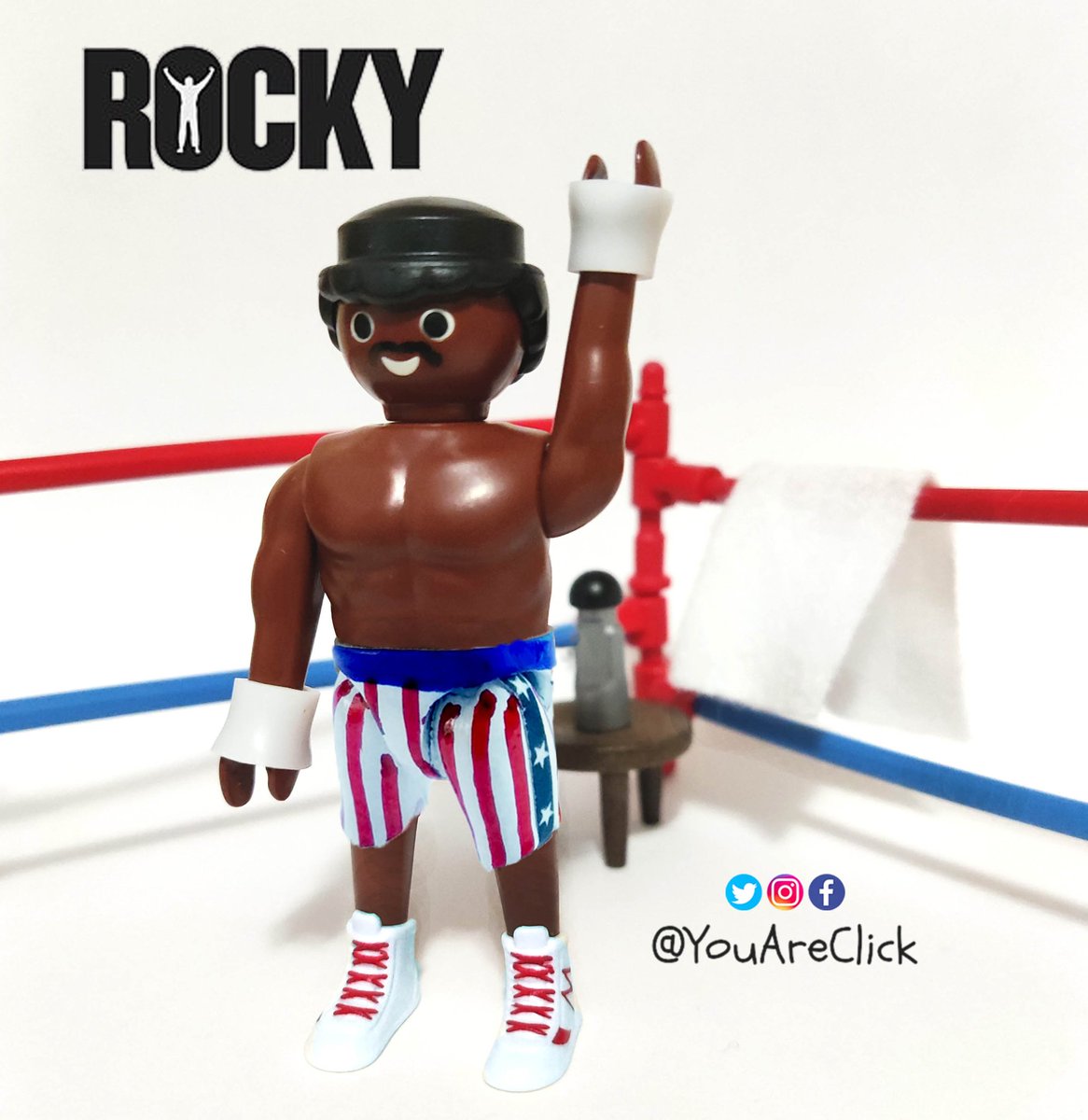 YouAreClick's tweet photo. Hoy quiero homenajear a Carl Weathers, actor recordado por su papel de Apollo Creed en "Rocky", ha muerto a los  76 años 🥊👊🏿
🖌️ Custom por @YouAreClick 

#carlweathers #apollocreed #YouAreClick #Rocky https://t.co/jI8iRZ0UWF