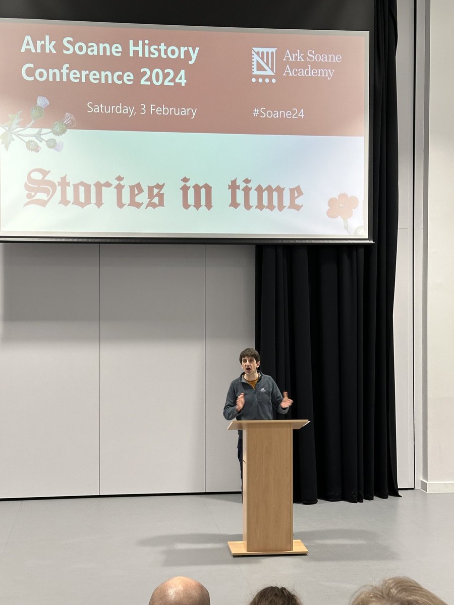 Counsell_C's tweet photo. How often do we present ourselves as interpreters of the past to children? How often do we say: this is my take, but Mr S next door sees it differently? ⁦@mfordhamhistory⁩ on why great history teachers openly mediate the past as interpreters &amp; *show* that mediation #Soane24 https://t.co/txoj0tjbvf