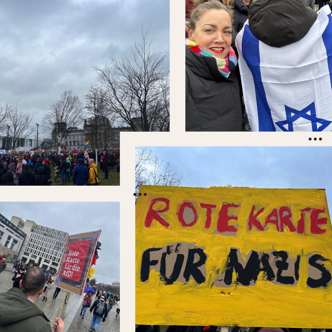 Auch heute waren wir wieder #unteilbar an 180 verschiedenen Orten in Deutschland und haben die #roteKartefürNazis gezeigt! 
In Berlin kamen über 150.000 Menschen aus den unterschiedlichsten demokratischen Lagern vor dem Bundestag zusammen und zeigten #klareKantegegenrechts!
