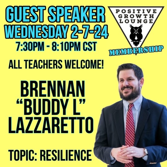 I am very excited to join the Positive Growth Lounge this week! Looking forward to speaking with teacher leaders about resilience❤️🏔️ Teachers, reach out if you’d like to join the session.  #guestspeaker #supersuit