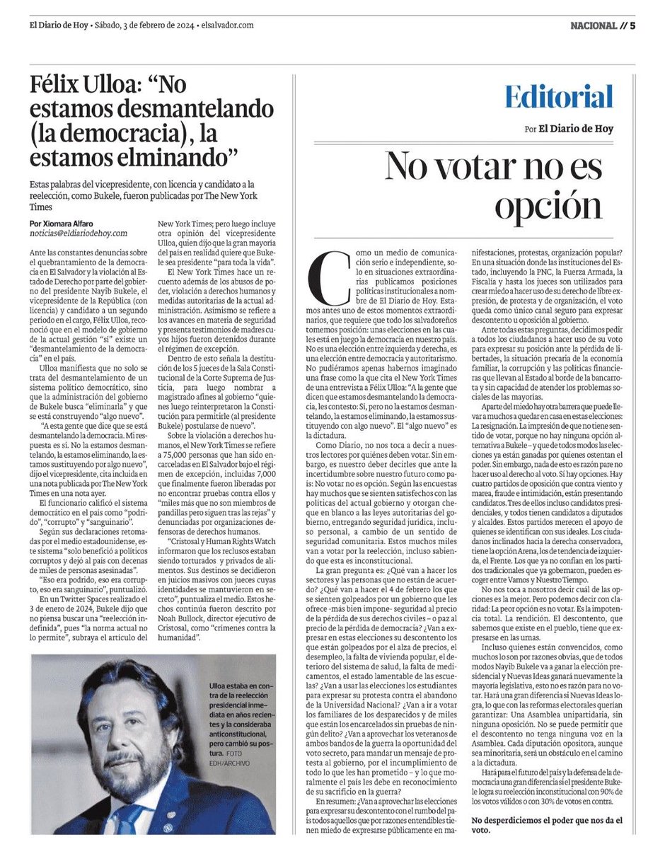 FermanBenitez's tweet photo. Eliminando la democracia eso fue lo que Dijo el Dr Felix Ulloa 
Actualmente Vicepresidente y candidato. https://t.co/qAVeWnTVbo