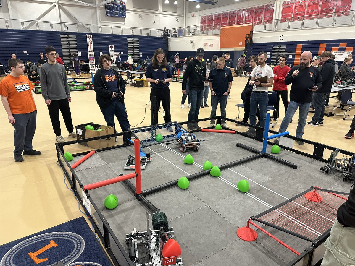 BrettRWoodcock's tweet image. We are all cheering for @team174robots led by @StarkeInd as they compete in the @VEXRobotics @REC_Foundation Competition today at LHS! There are 35+ teams competing and we are excited to host this opportunity for students. #STEM #ThisisLiverpool #LPoolVEX