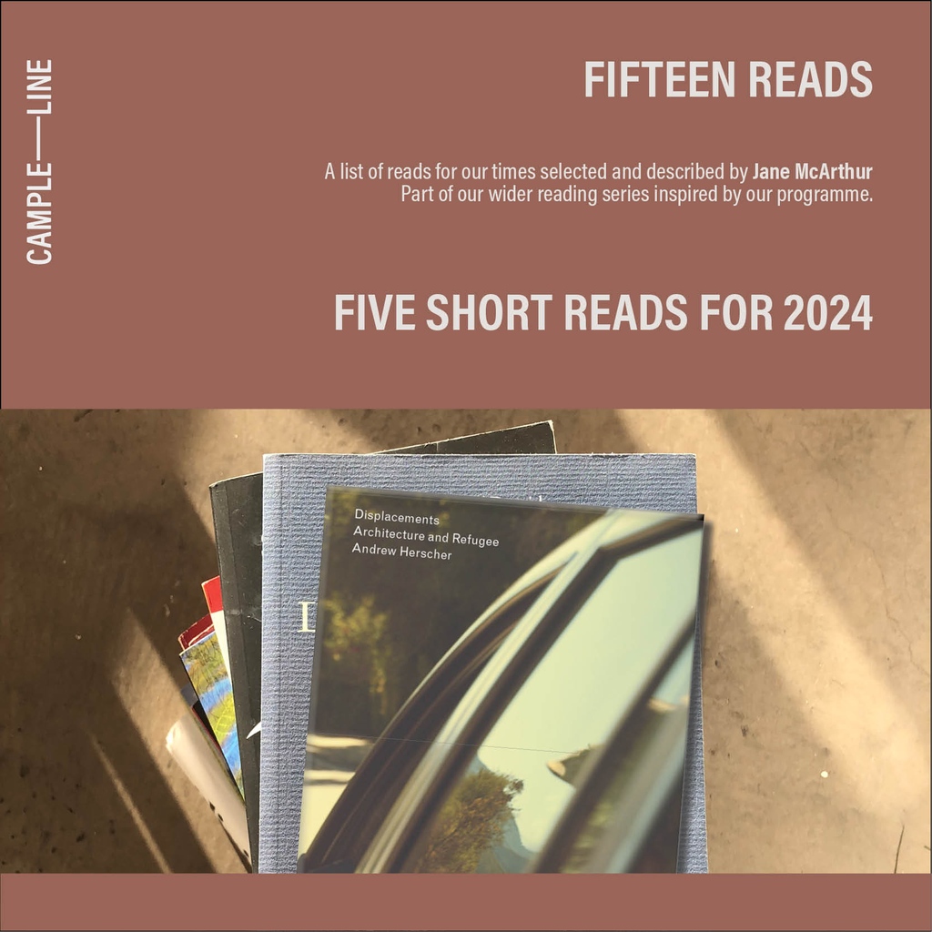 cample_line's tweet image. Five Short Reads for 2024.⁠
⁠
We are delighted to share this wonderfully curated selection of short reads for our times put together and described by Dr Jane McArthur, a writer and arts producer based in Dumfries and Galloway⁠
⁠
#CampleLine #fifteenreads #15Reads