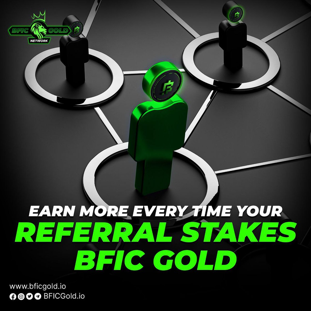 Unlock unlimited earnings with BFIC Gold! 🌟

Refer a friend, and earn more every time they stake BFIC Gold. 

Your network, your wealth – it's that simple! 💰

#Bgold #innovationClub #bficoin #BficGold #BficGoldNetwork