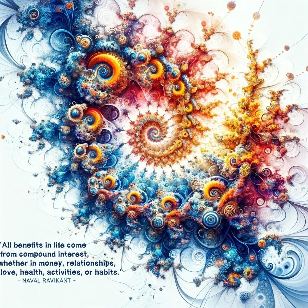 ApathJagat267's tweet photo. ALL BENEFITS IN LIFE COME FROM COMPOUND INTEREST, WHETHER IN MONEY, RELATIONSHIPS, LOVE, HEALTH, ACTIVITIES, OR HABITS.#NavalRavikant #CompoundGrowth. How are you investing in your future?" https://t.co/WbK6ycAmsg