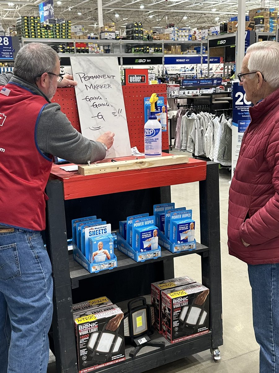 Going, Going, GONE!  Mr. Clean Power Wipes makes it easy to make messes disappear… like they never even happened! 🪄 #Lowes2244 <a href="/weavkiler/">Weaver</a> <a href="/IamBrianMacek/">Brian Macek</a> <a href="/Roni91323685/">Veronica</a> <a href="/BubaR9/">Buba</a> <a href="/BenitoKomadina/">Benito.Komadina@Lowes</a> <a href="/DCT0813MD/">Dante Thomas</a> <a href="/BlueBoxR1/">@BlueBoxR1</a>