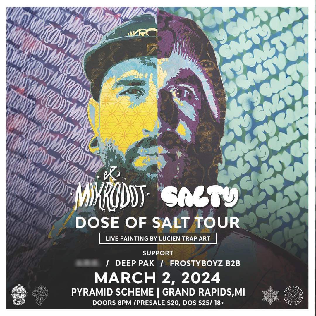 grandma stays in the cage til you buy your tickets to Dose of Salt Tour