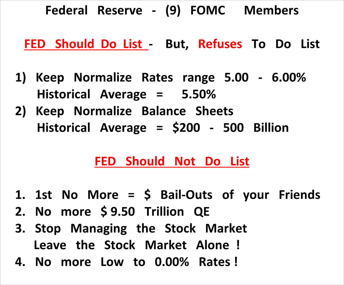 rr76012's tweet photo. 2024 - SOTU
1. Jerome Powell
2. Janet Yellen
3. Ben Bernanke
4. Alan Greenspan
#Politics
#ElonMusk
#PresidentBiden
#PresidentTrump
#Americans
#Blacks
#ILLEGALS
#Iraq
#Military
#SuperBubble
#StockMarket
#FederalReserve
#dollarcrisis
#JackSmith
#AlvinBragg
#FaniWillis https://t.co/SSUxbjnIBy