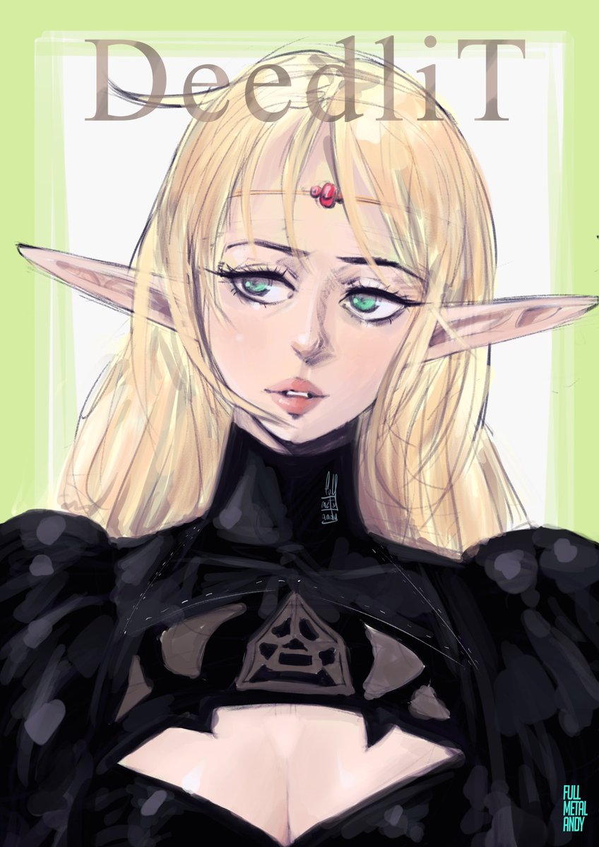 FullMetalAndy's tweet photo. Deelit from Record of Lodoss War with a little of #NieRAutomata  Touch 🧝‍♀️🥰

#krita  #fanart #sexy #sketchbook #sketchdrawing #mangaart #anime #manga #deelit #animegirl #ComicArt #ロードス島戦記 #ディードリット https://t.co/SlvK1nHu9H