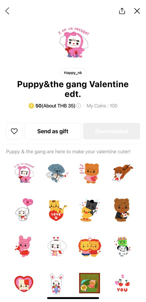 happynamkhing's tweet photo. สำหรับใครที่คิดถึงพวกเด็กๆนะคะ💓🫶🏻

[Puppy&amp;the gang Valentine edt.]
https://t.co/sSIPJneVe5 https://t.co/y3zcYo3Tjr