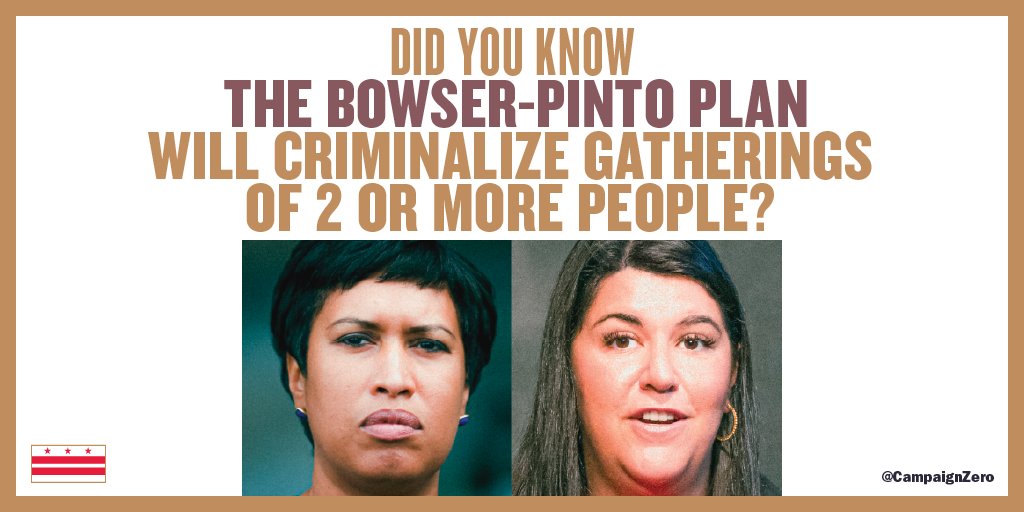 CampaignZero's tweet photo. 🧵: 

@MayorBowser and @brookepintodc are proposing legislation that will not improve public safety in #washingtondc.

The devil is in the details ⬇️ https://t.co/5Mc52wG3Bb