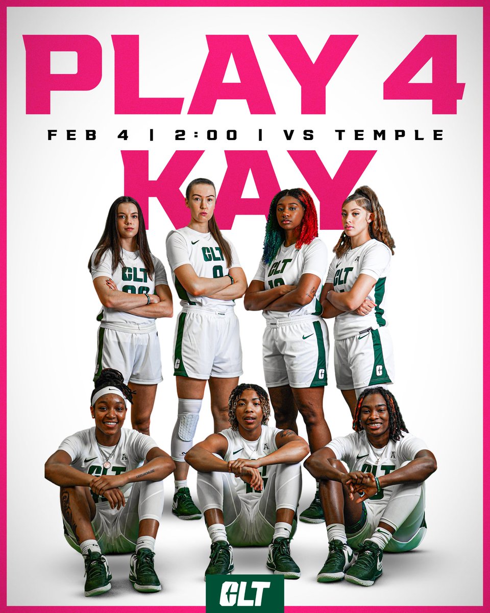 ON SUNDAY, WE WEAR PINK🎀
Niner Nation, join us in Halton Arena tomorrow for our annual Play 4 Kay Game in support of Breast Cancer Awareness 🩷
#GoldStandard⛏️ | #playwithHEART