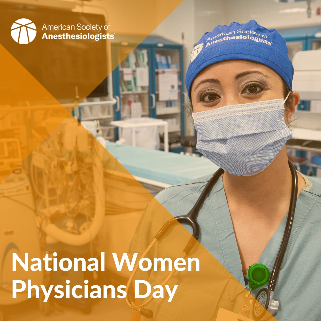 It's #NationalWomenPhysiciansDay! Learn about women in #anesthesiology, their challenges and opportunities, and tactics that can lead to a more equitable future. Listen now 👂 to our "Central Line" podcast episode on women in anesthesia leadership: ow.ly/5c6450QwoAv