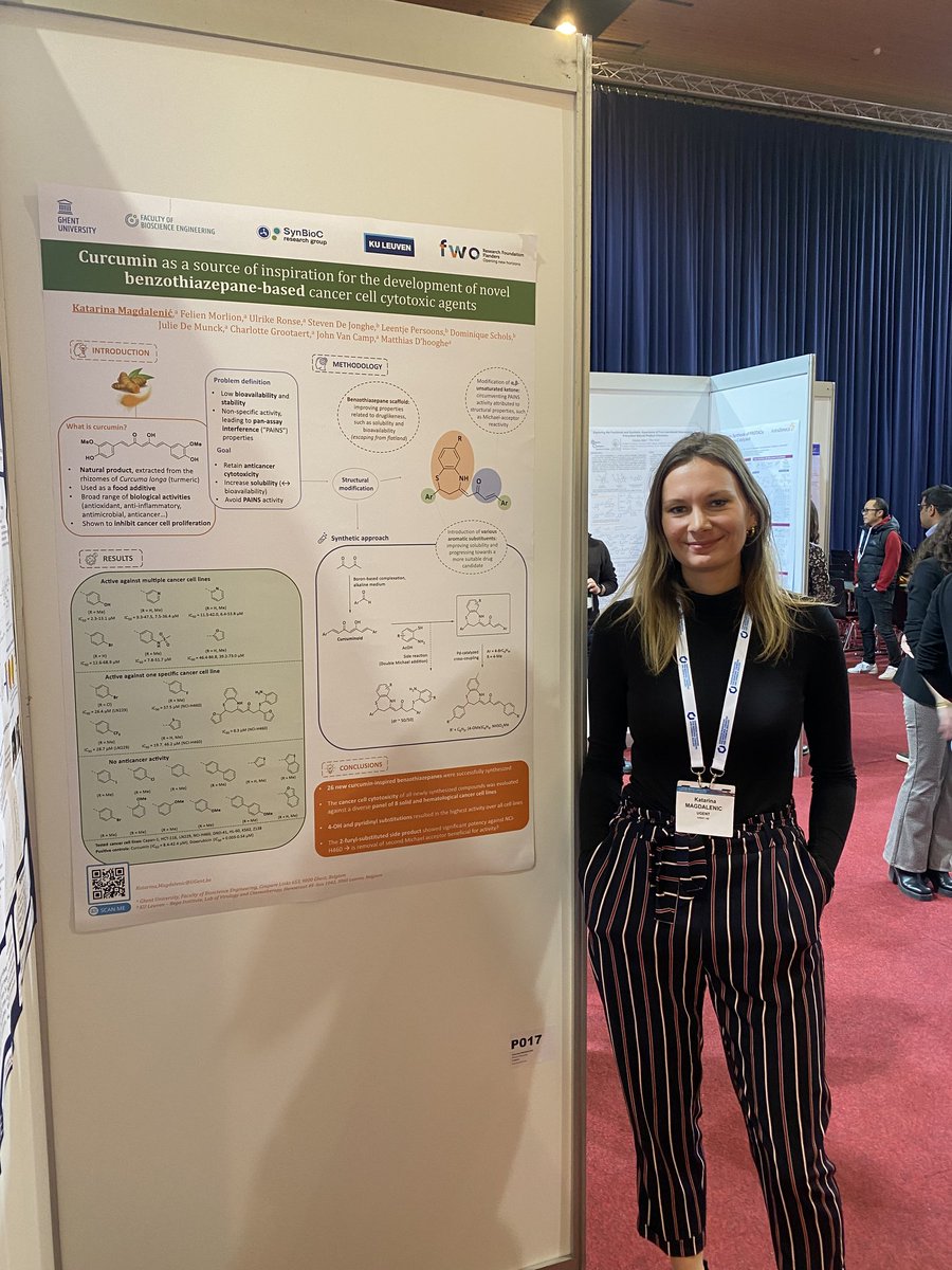 Our PhD students Kato and Katarina presenting their med chem work at the 2024 Alpine Winter Conference in Austria @SynBioC @KMagdalenic