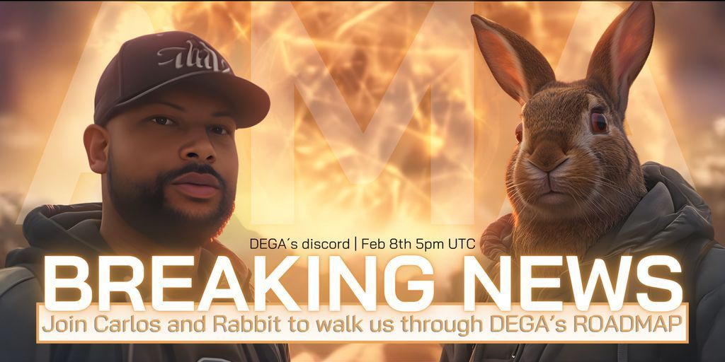DEGA_org's tweet photo. Exciting news! 

Our White paper just got an update. 🔥

Join us on February 8th at 5 PM UTC, with @ccerrato147 and @KingBun555 for a special Q&amp;A session where we'll answer all your burning questions! 🔍📑 

Mark your calendars for this insightful session!

#DEGA #DEGAUniversity https://t.co/grEvOCLzMm