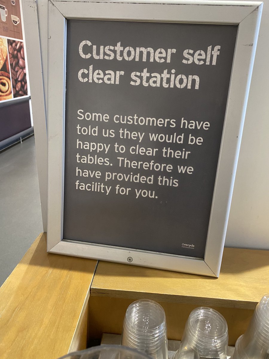 With just this sign on show and nothing else, presumably the ‘facility’ is actual no staff. I’m overwhelmed by this ‘provision’!