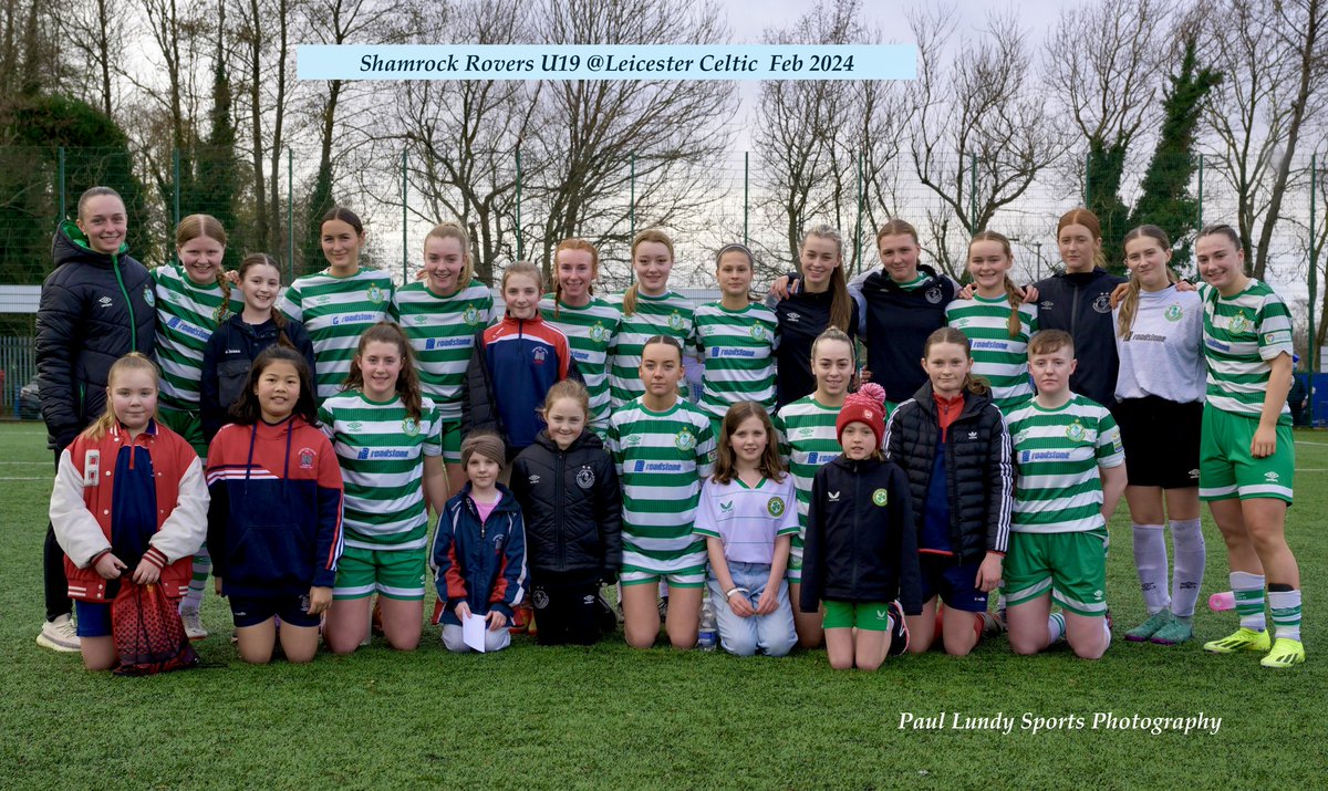@RoversWomen Senior and u19 Teams at Leicester Celtic this afternoon for a challenge game which was played on our Damien Duff All-Weather Pitch in front of a large crowd of Leicester Celtic Players and Supporters. Thanks for visiting us ! 📸 courtesy of @Lpj9Lundy