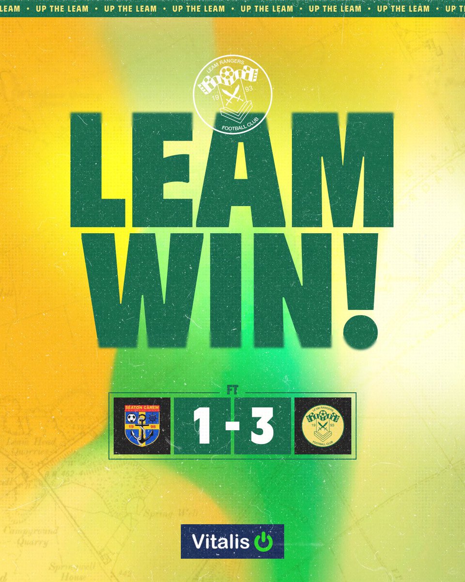 ⏱ FT: <a href="/SeatonCarewFC/">Seaton Carew FC</a> 1 - 3 Leam
Back to winning ways with an excellent three points on the road.

⚽️ <a href="/JonnyHirst21/">Jonny Hirst</a> 
⚽️ <a href="/KieronClarkk/">Kieronclark</a> 
⚽️ <a href="/CurtisAitken92/">Curtis</a> 

All the best to Seaton Carew for the rest of the season.

#UpTheLeam #UTL 🔰