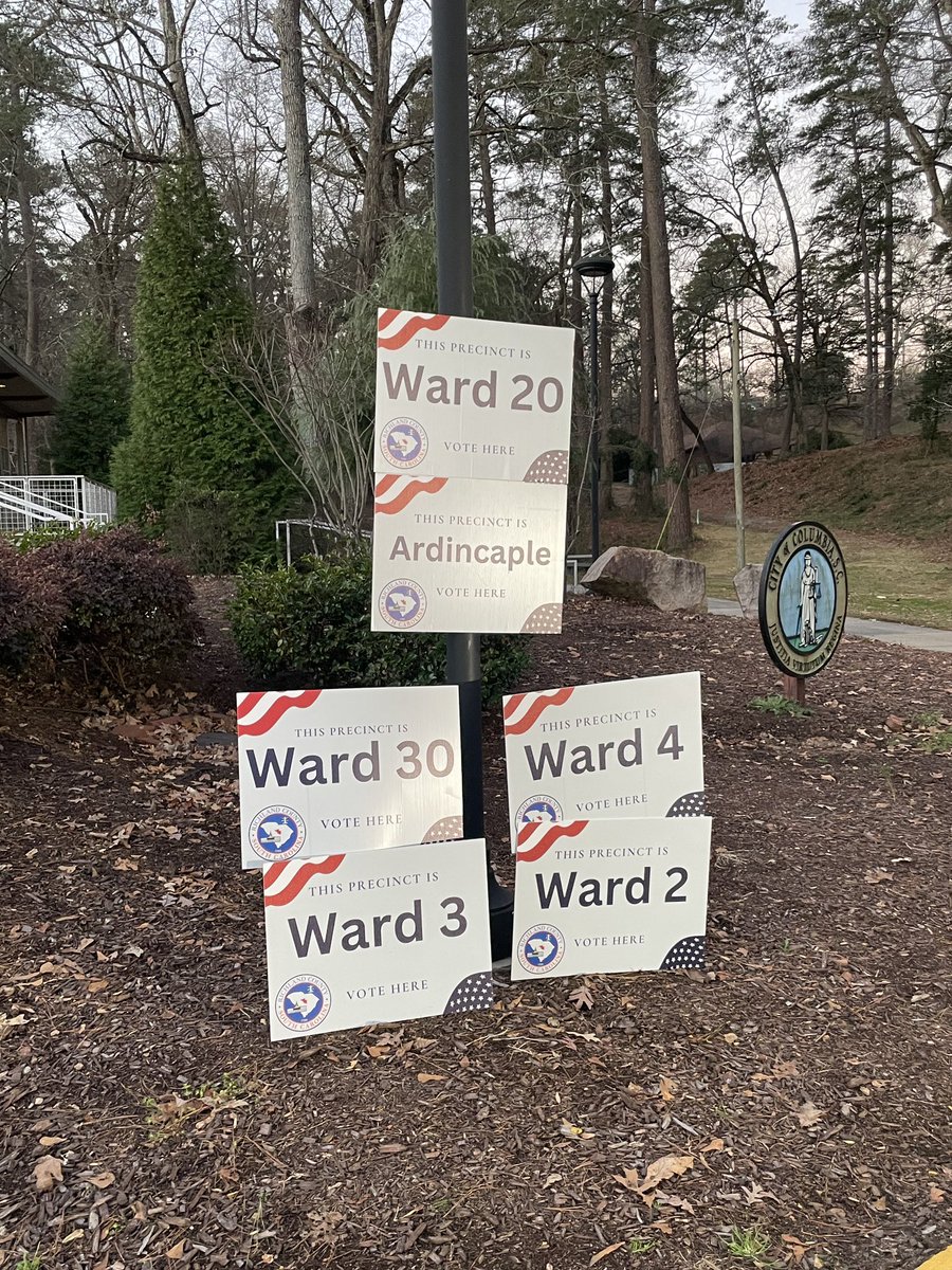 Heading out today to vote in the #FITN SC Democrat Primary??? 

Please make sure you check your polling location before you head out. Several polling locations have been combined. 

This is my polling place which is hosting 5 precincts today. 

To check your polling location, go