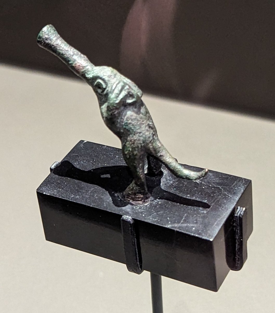 dr_toga's tweet photo. Roman legions exhibition at @britishmuseum  is great: is it pathetic that my favourite object was this little figurine of a mouse blowing a trumpet and covering his little ears because it's so loud? https://t.co/jcZwDZsZeR