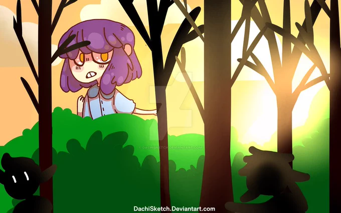 to get to this - I had to survive this(wheezing at the old DA watermark) 