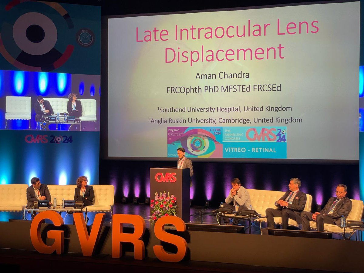 Presenting, meeting old friends, making new friends &amp; learning in beautiful Athens at the Greek VitreoRetinal Society. Thanks for the superb hospitality.
