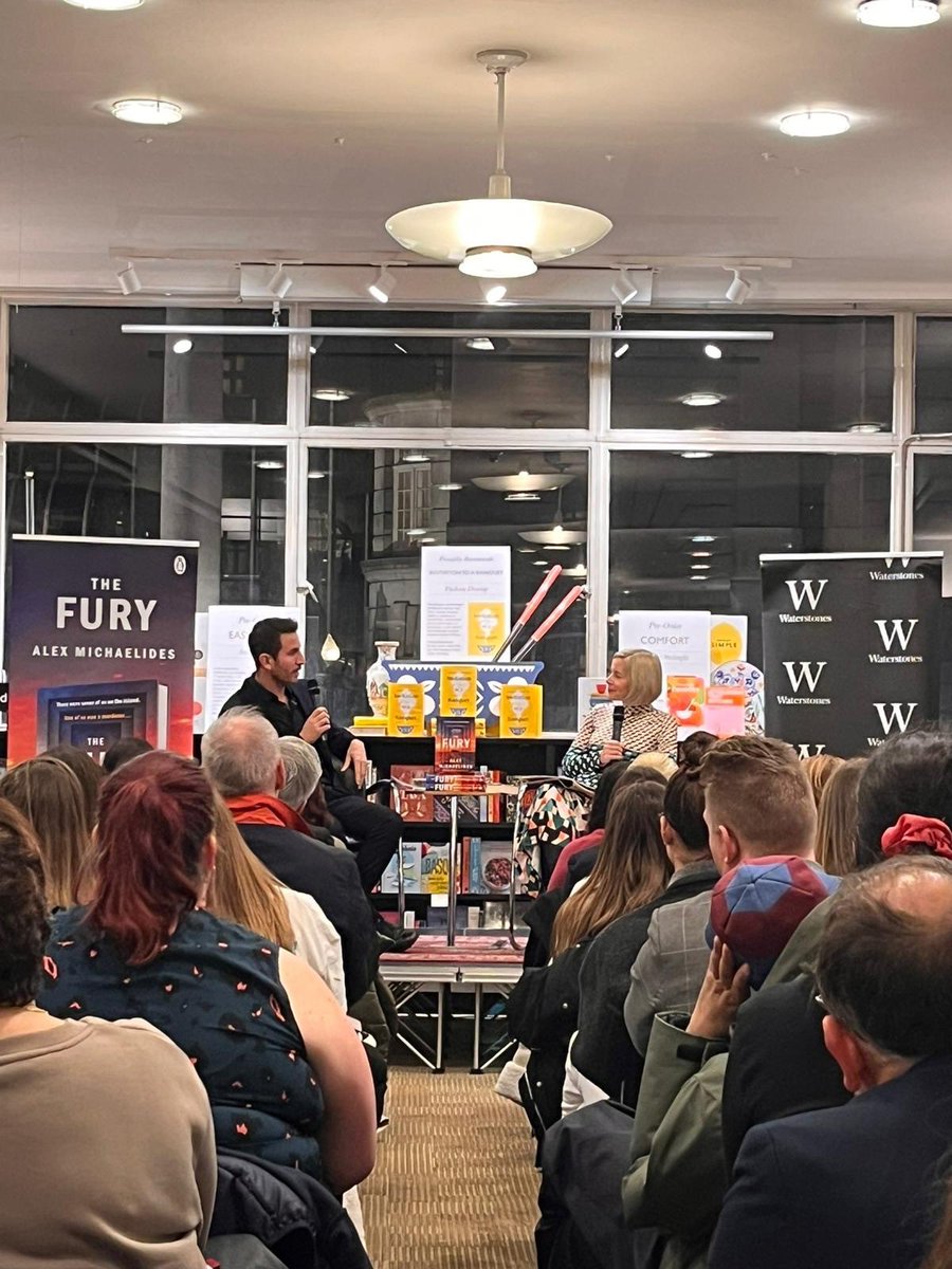 It was a joy to meet so many of you at Waterstones Piccadilly last night! I loved chatting about The Fury alongside the wonderful Lucy Worsley.