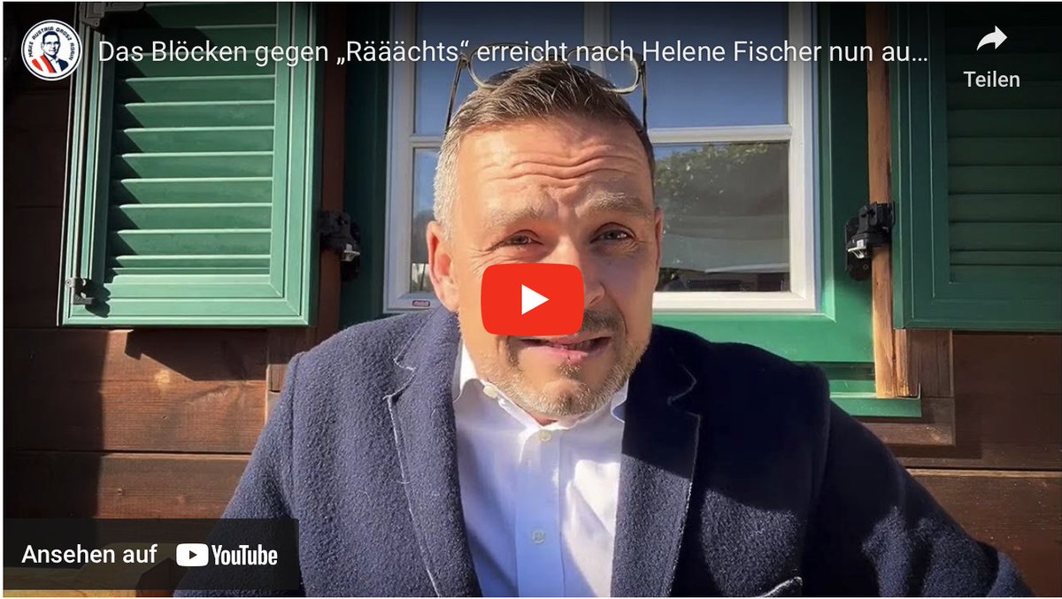 PRESSECOP's tweet photo. Das #Blöcken gegen „#Rääächts“ erreicht nach #Helene #Fischer nun auch #Görings #Nichte! https://t.co/MbyX1JMTV1 https://t.co/WgBWgBRiKM