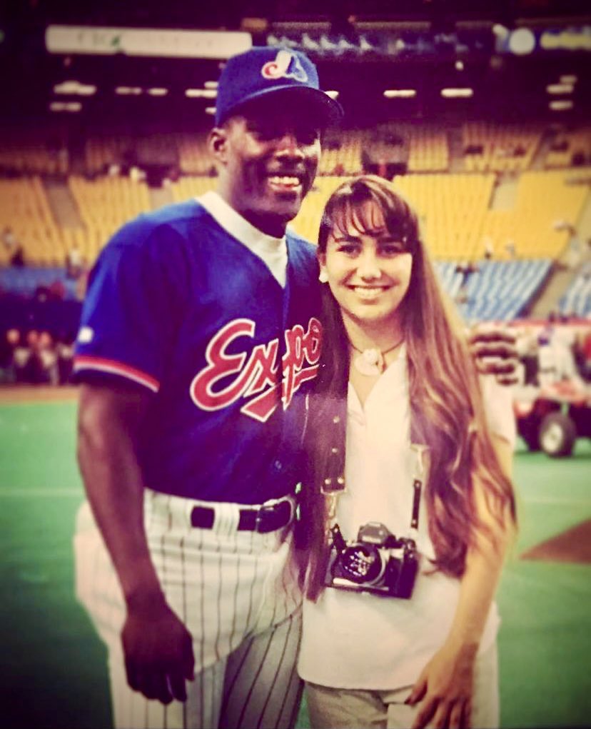 Me at 21 with a kid nobody knew back then. Guerreroooo somethin’ somethin’. #baseball #montreal #expos