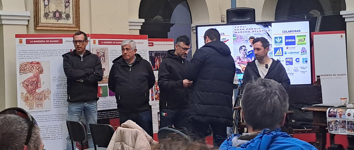 Comienza en el Ayuntamiento de Guadix el Seminario internacional de Marcha atlética, con la presentación a cargo de @jacintogarzon .