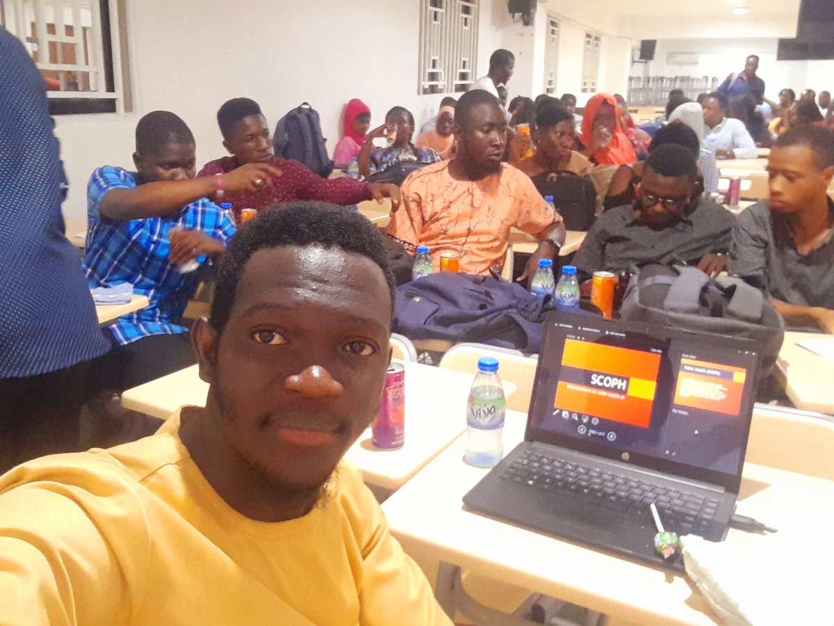 jr_sankoh's tweet photo. I honoured an invitation to inspire #Medical students few days ago on "the Future of #PublicHealth initiatives" at their #meetandgreet #event, organized by @slemsaSL under #SCOPH. Their Contributions to the said topic were assuring for a better #onehealth and healthcare delivery. https://t.co/jnKs2Z6auW