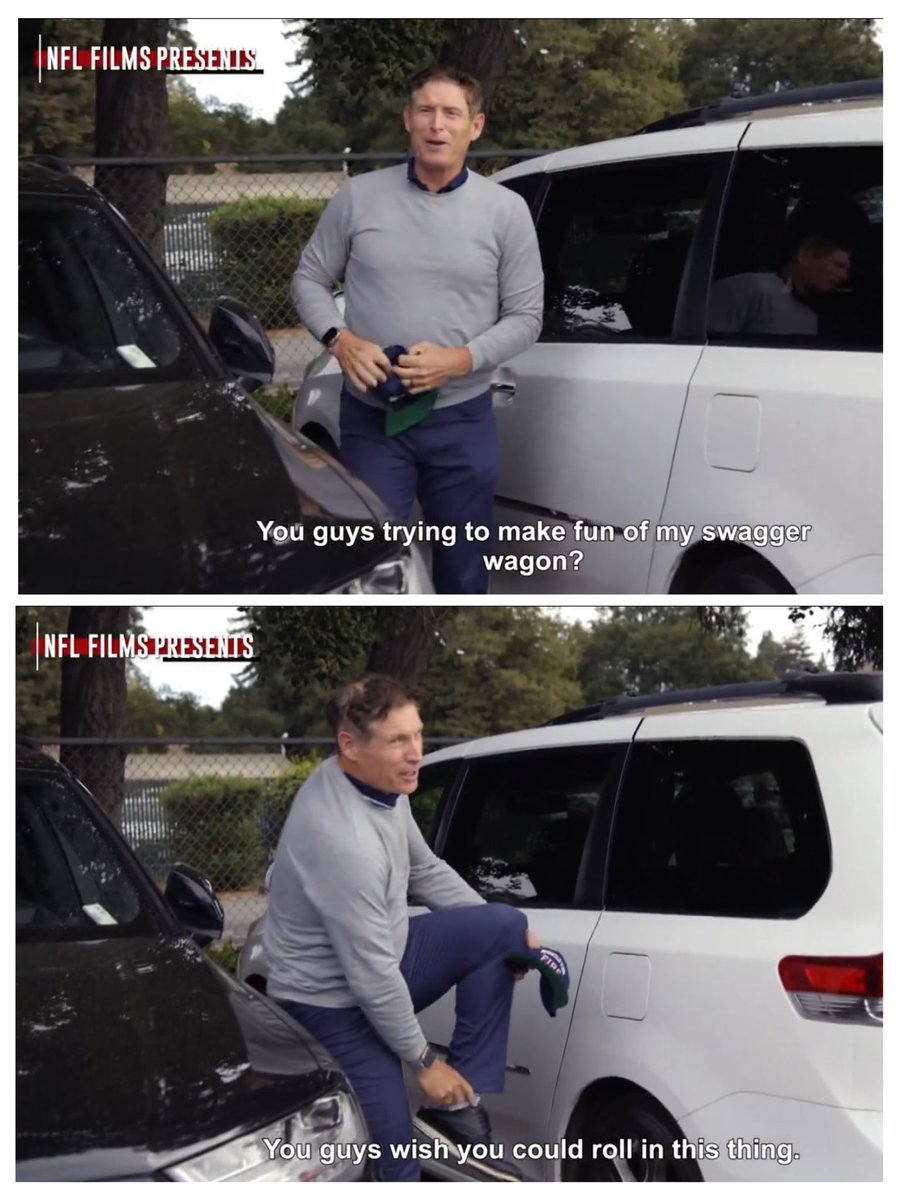 SteveYoungQB's tweet photo. Makes sense. Only real Gโs roll in Toyota Siennas. #SwaggerWagon https://t.co/1SOVyeTatp