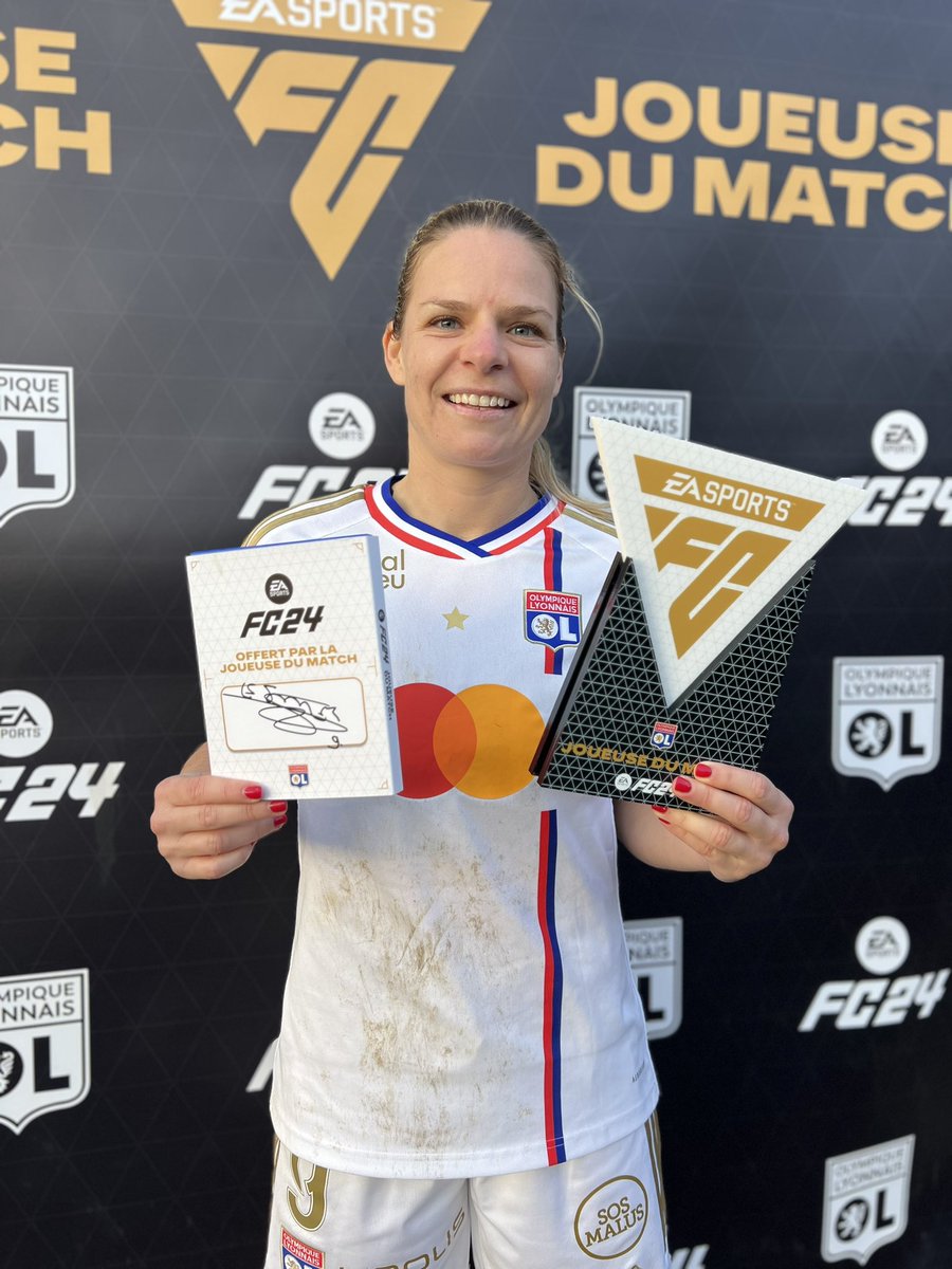 ol__lyonnes's tweet photo. 👑 @ELS_9_FRANCE est votre Lyonnaise du match #OLSDR ! 

Tag quelqu’un en commentaire pour gagner le jeu #FC24 💬

Bravo Eugénie 😍 https://t.co/EjnGaMdUb2