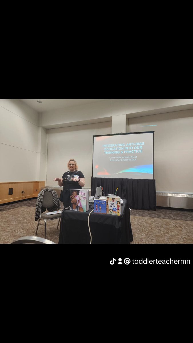 AmyRamaker's tweet photo. One of my mentors... oh the phone calls we have.... you inspire and amaze! #antibias is real, how does it effect you and how can you change? 

#MNAEYC2024 #startearlyfunders #gtcuw #80x3 #EdEquity #AllinforKids https://t.co/HcbDUvQb9O