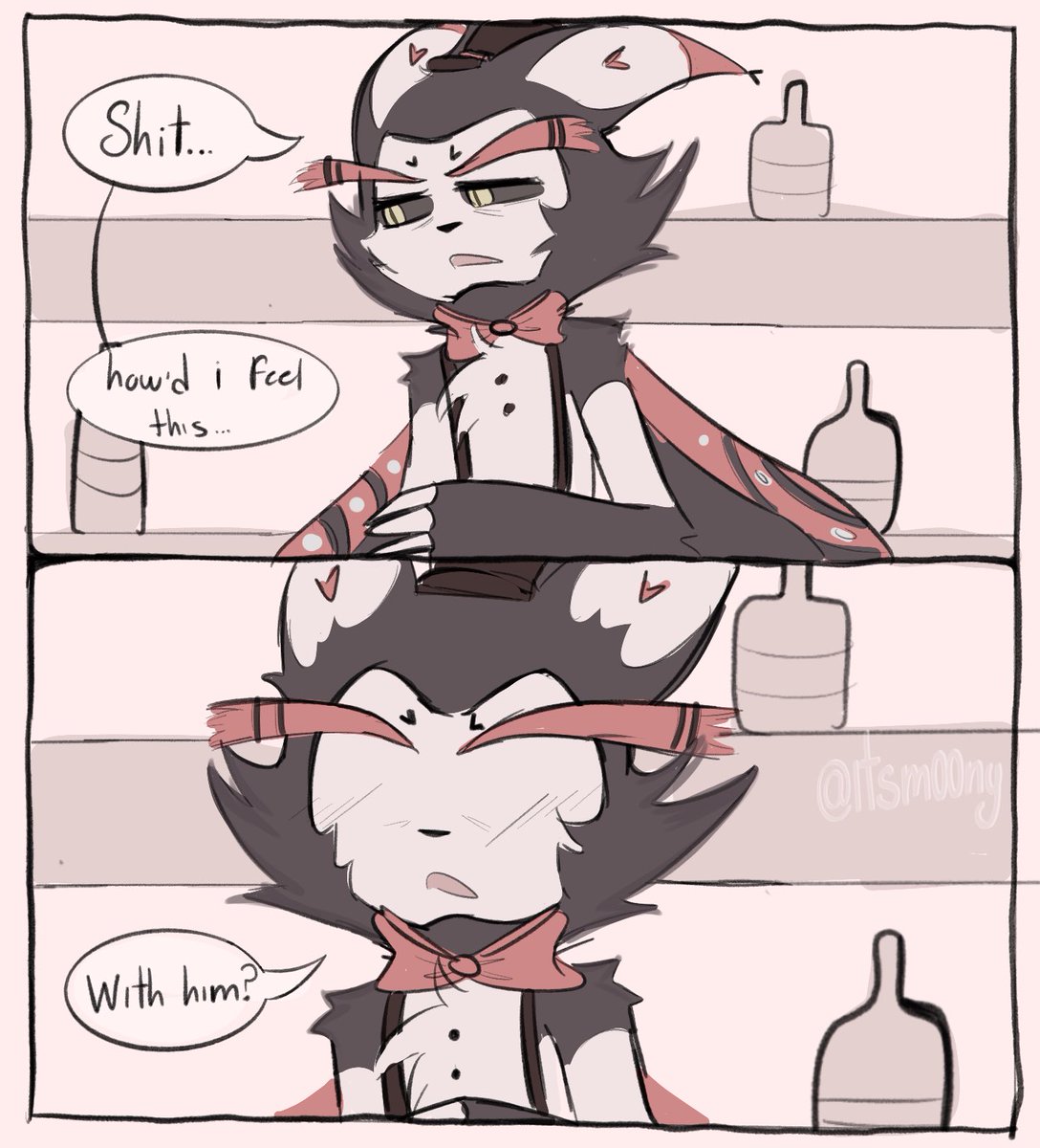 He can’t accept it 😾🃏♥️

#HUSKERDUST #HazbinHotel