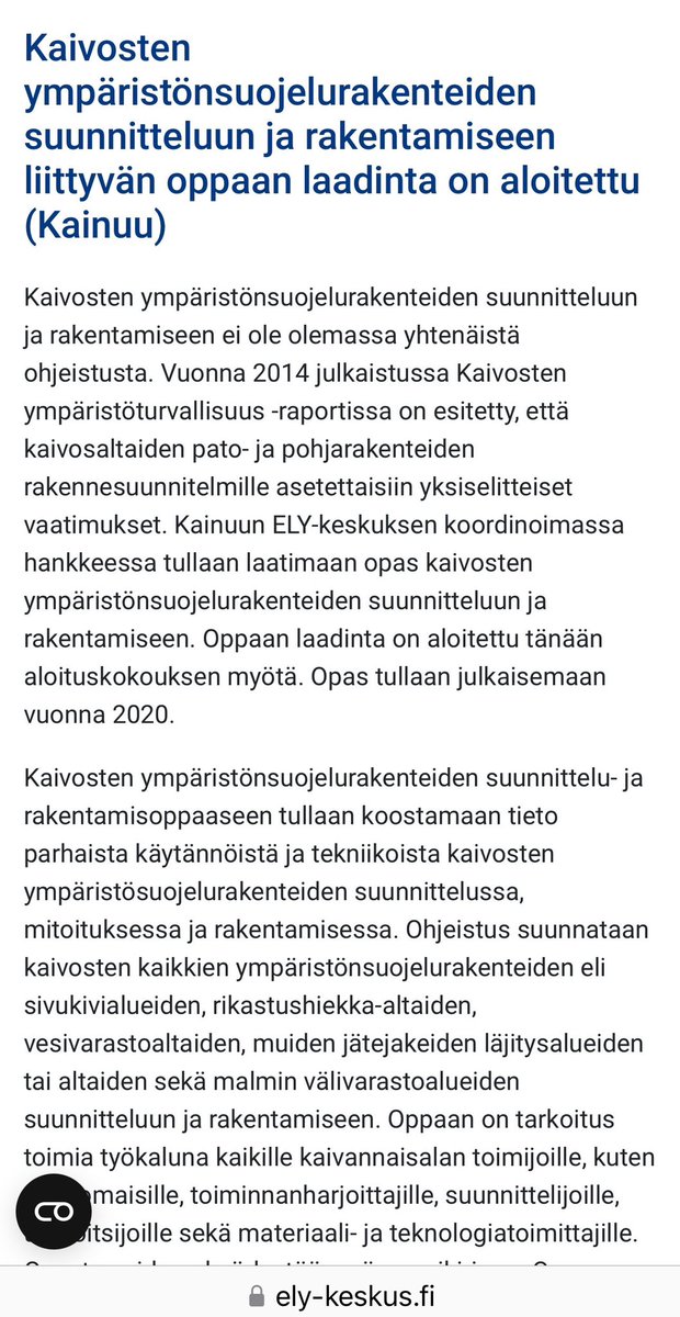 2014 huomattiin tarve kaivosten rakenteisiin
2019 perustettiin työryhmä
2020 piti olla valmiina ”oppikirja”-tasoisena
2024 ei ole mitään valmiina

Virkamiehet eivät tee hommaansa @yministerio @KainuunELY 

Kiirettä ei näytä olevan. 10 vuotta on mennyt, mitään ei tullut ulos😡