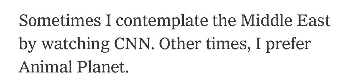 Trying to understand why <a href="/tomfriedman/">Thomas L. Friedman</a> and his editors thought it was a good idea to compare humans to animals in a genocide in which Palestinians have already been demonized as “human animals.”