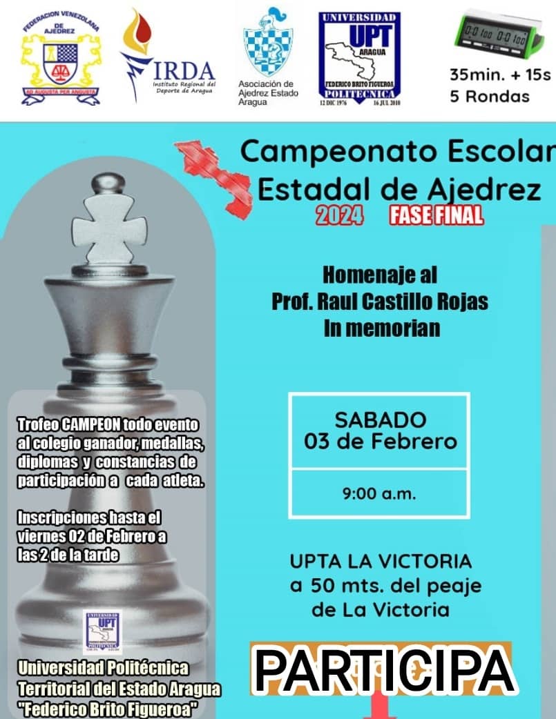 BettysMunoz's tweet photo. Encantada de recibir al futuro del ajedrez aragüeño en la biblioteca "Raul Castillo" de nuestra universidad  @UPTAragua https://t.co/hIiP1gtJcP