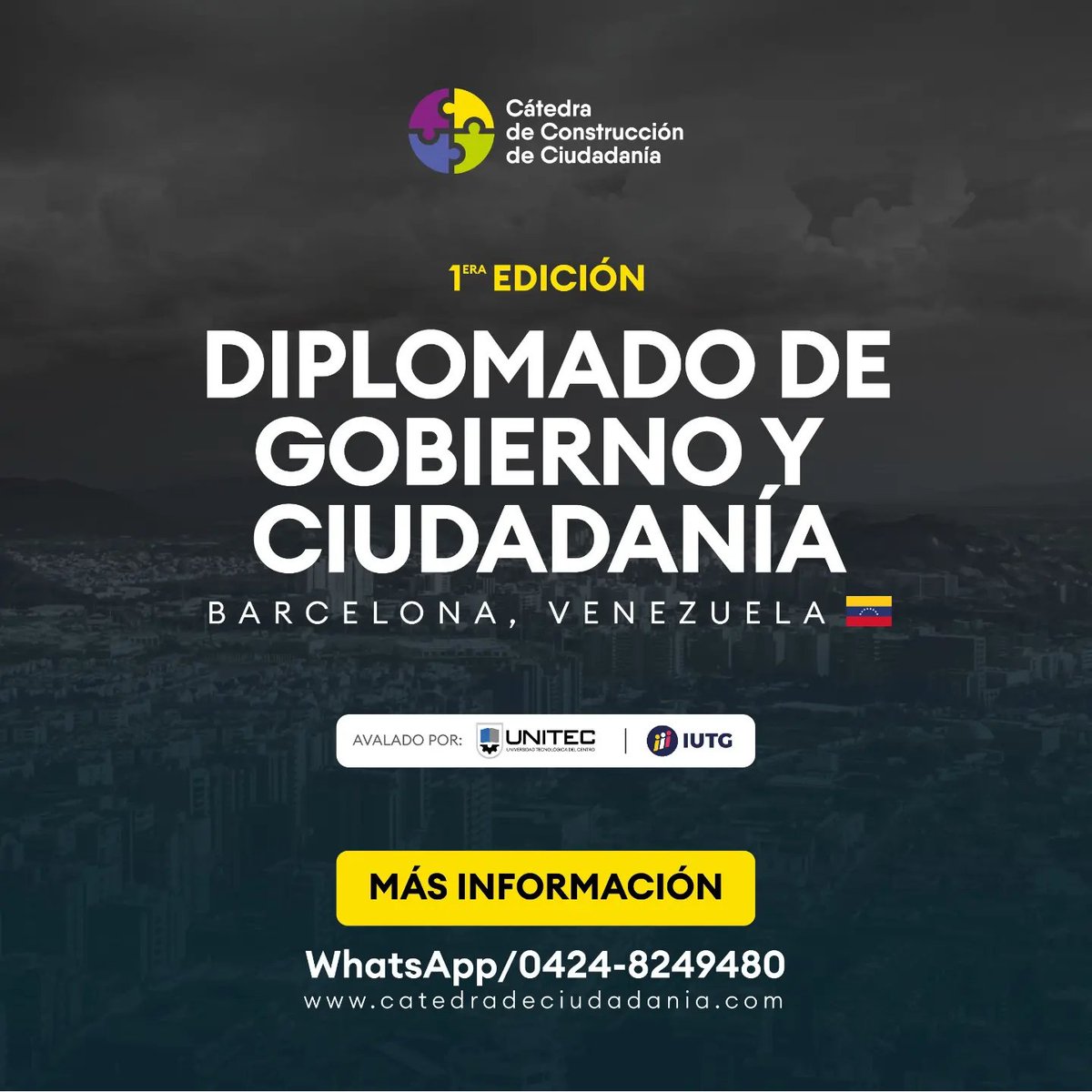 Ccciudadania's tweet photo. ¡Descubre el Poder de la Ciudadanía! 🌍📚

En la Cátedra de Construcción de Ciudadanía, creemos en el poder de transformar comunidades. 🚀✨ ¿Estás listo para liderar el cambio? https://t.co/Nnf6N5GqYa