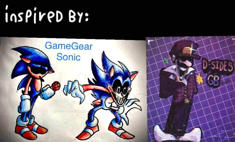 Maxiethefox2's tweet photo. Sonic exe-treme d side concept#1:game gear
inspired by gb d side 
game gear by: @Riaea6
 d-side made by: @MarcoJurez19
#execommunity #EXEswap #sonicexe #mariomadness #marioexe #fanart #dsides #Dside #fnfdsides https://t.co/YHaDnSjXOL