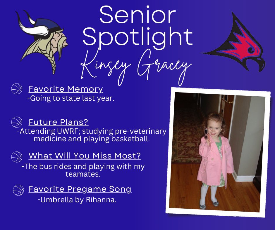 Day 8 is senior Kinsey Gracey!💙