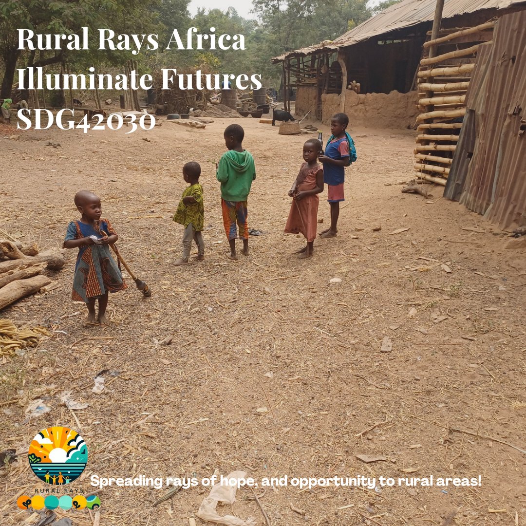 Every kid should attend school. That's why we're ensuring that places without schools in underserved areas get a learning center where kids can go there to study and learn. #EducationForEveryChild is our goal.

#RuralRaysAfrica #IlluminateFutures #educationinitiatives ##sdg42030