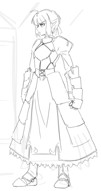 Half done knight :> 
