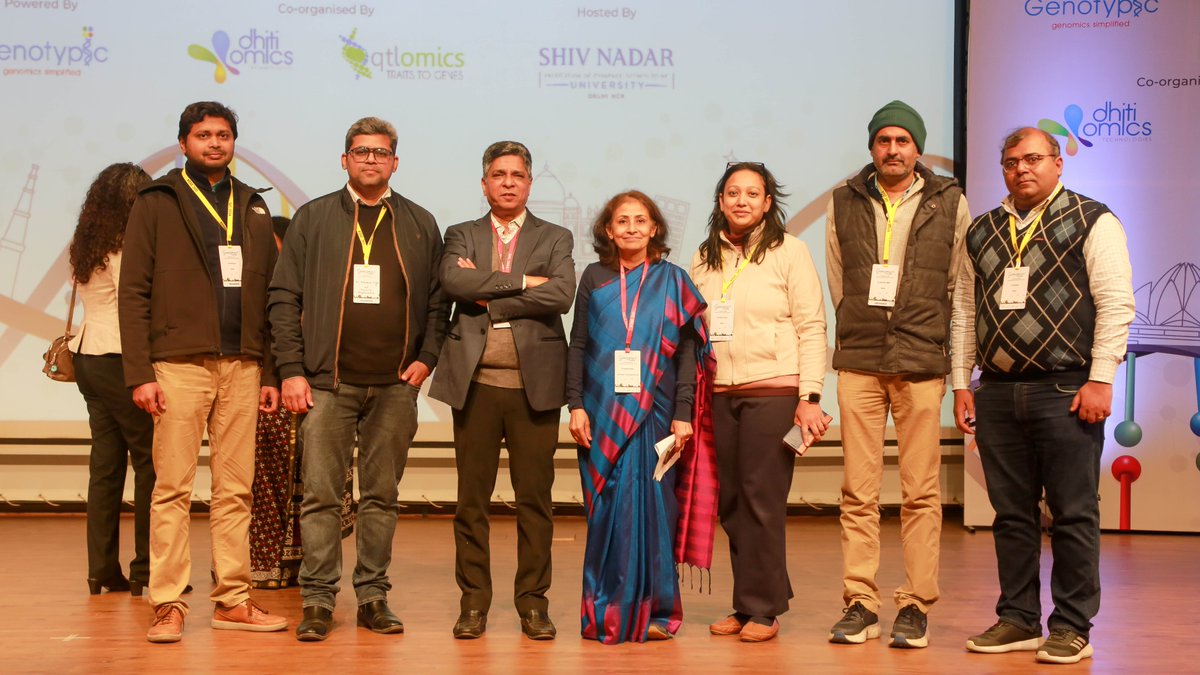 ShivNadarUniv's tweet photo. We successfully concluded the three-day Genomics India Conference 2024 (GIC2024), dedicated to showcasing the latest research, technologies, breakthroughs, challenges, and strategies in genomics. 
The event was honored by the presence of Dr. Rajesh Gokhale, Secretary of the Department of Biotechnology, Government of India, who graced the occasion as the Chief Guest.

Over 500 leaders in genomics from the US, UK, Europe, and the Asia Pacific region actively participated in this conference. The event featured an impressive lineup of speakers, including Nobel laureates, leading researchers, government officials, and regulatory experts. Notable highlights included the workshop on next-generation sequencing (NGS) analytics and Genome Informatics Programme, providing attendees with practical insights into crucial topics such as NGS data QC, alignment/assembly, annotation, variant calling, interpretation, and reporting.

We extend our sincere gratitude to all the attendees who contributed to making the conference a huge success! We hope you were able to take away important points and build your network.

#GIC2024 #Genomics #Sustainability #Innovations