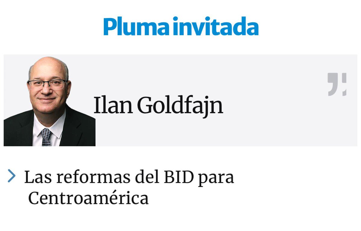 igoldfajn's tweet photo. En la reunión con los gobernadores de América Central y 🇩🇴 de @el_bid esta semana en Guatemala, estaremos discutiendo cómo mantener el buen desempeño económico de los últimos años y qué reformas adoptar para que el crecimiento sea más inclusivo y sostenible para la región. Lea más aquí: https://t.co/U6tMBqTYcG