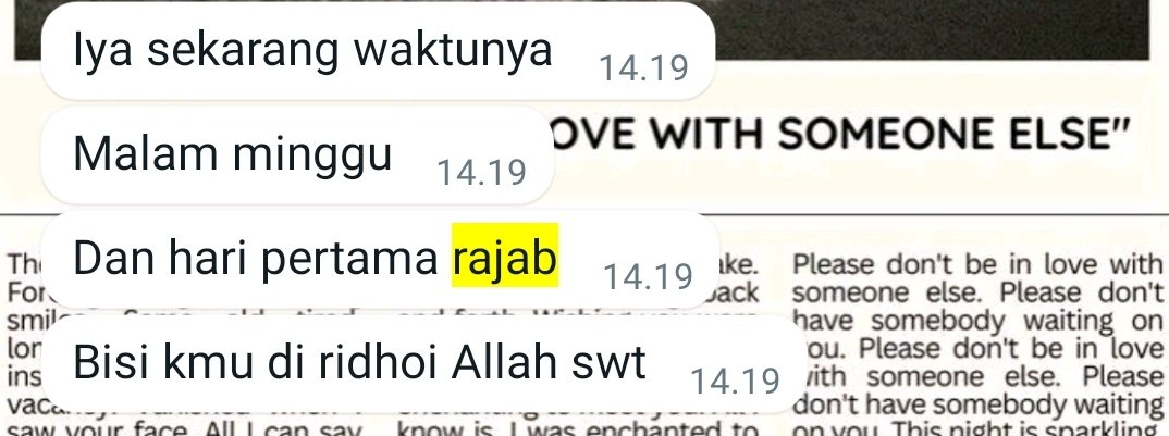 serenawaffer's tweet photo. Udah tau saya dan doi beda agama. Tapi temen gua tetep nge-support dengan bilang begini 😭 tapi emang bisa nembus kah walaupun Tuhannya beda? 😭
Btw ini chat tgl 13 januari 2024 https://t.co/s6fbJhyPxj