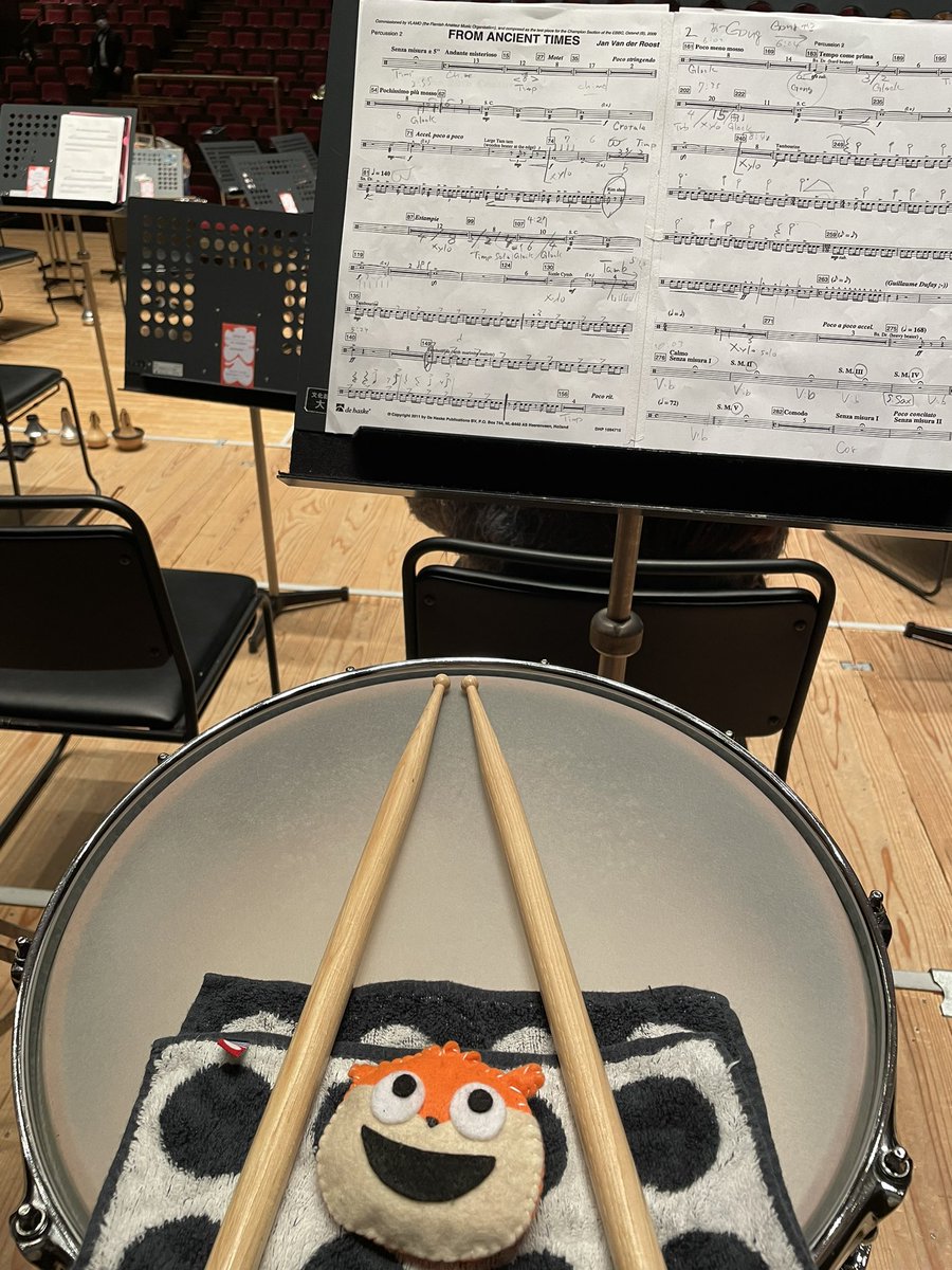 AtsuFukushima's tweet image. #100daysofpractice
Season 1, Day 24
Jan  Van Der Roost “From Ancient Times”

見た目普通なのに他の楽器と全然合わない4小節のフレーズがあります😇