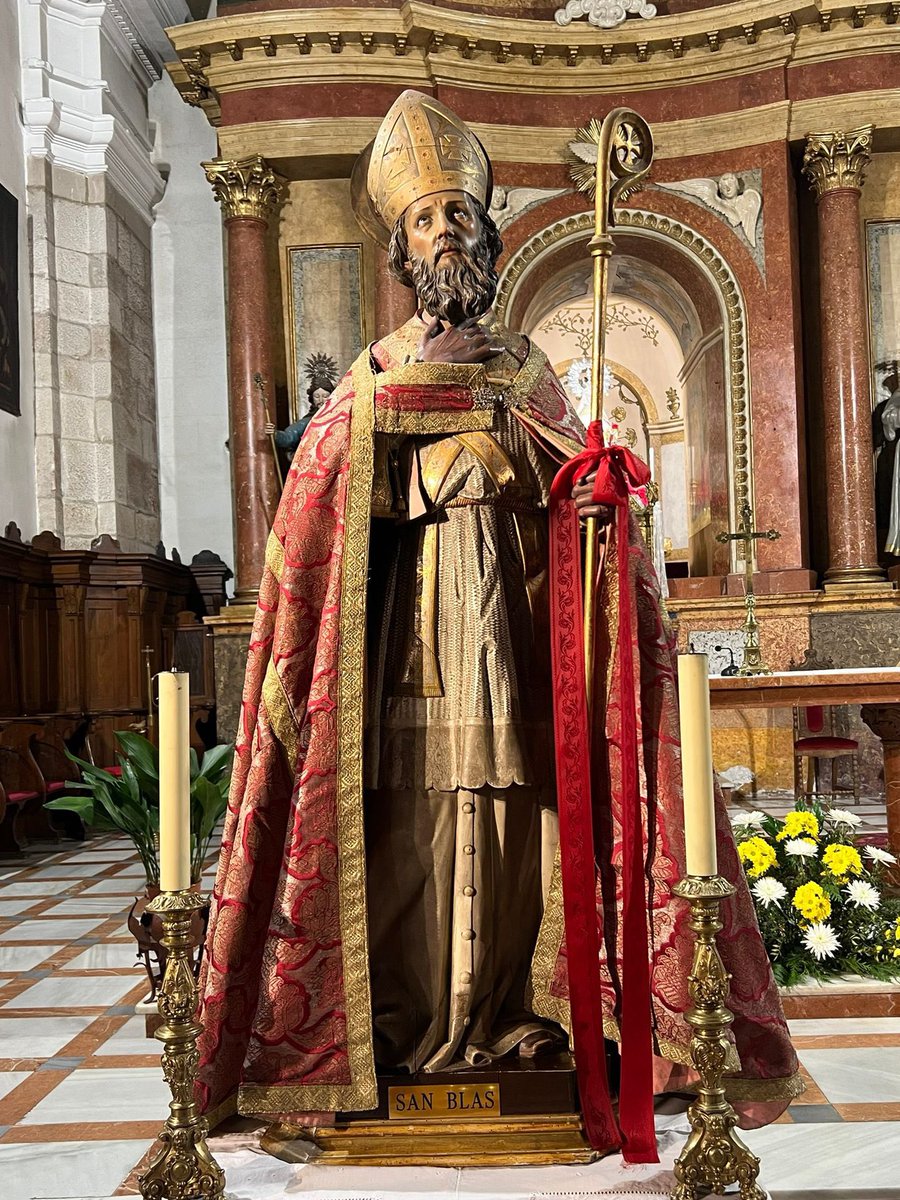 FeEspana's tweet photo. Celebramos hoy a #SanBlas, médico y obispo de #Sebaste.
Siguió las huellas de #Cristo, #BuenPastor, hasta entregar su vida martirizado a comienzos del s.IV.
Patrón de #gargantas, #otorrinolaringólogos, de los #coros y cantantes, así como de cientos de localidades españolas. https://t.co/RRA4MUXHyn