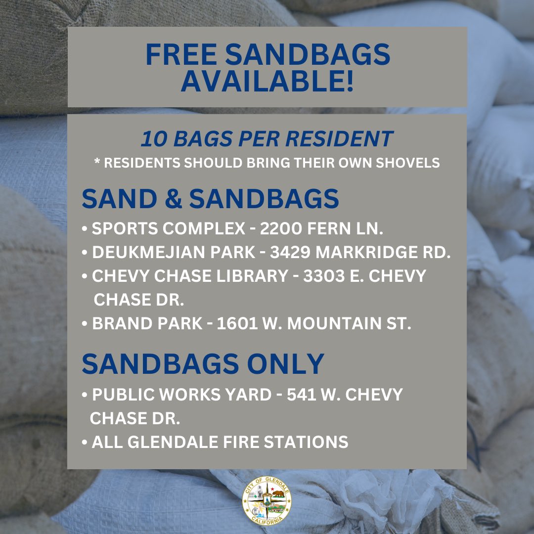 MyGlendale's tweet photo. We are expecting heavy rain over the next couple of days! Here are some ways to prepare and remain cautious 🙌🏻 

#rain #heavyrain #storm #myglendale #glendale #nextdays #coming #california #warning #staysafe #safety #important #information https://t.co/IcmwVhJso4