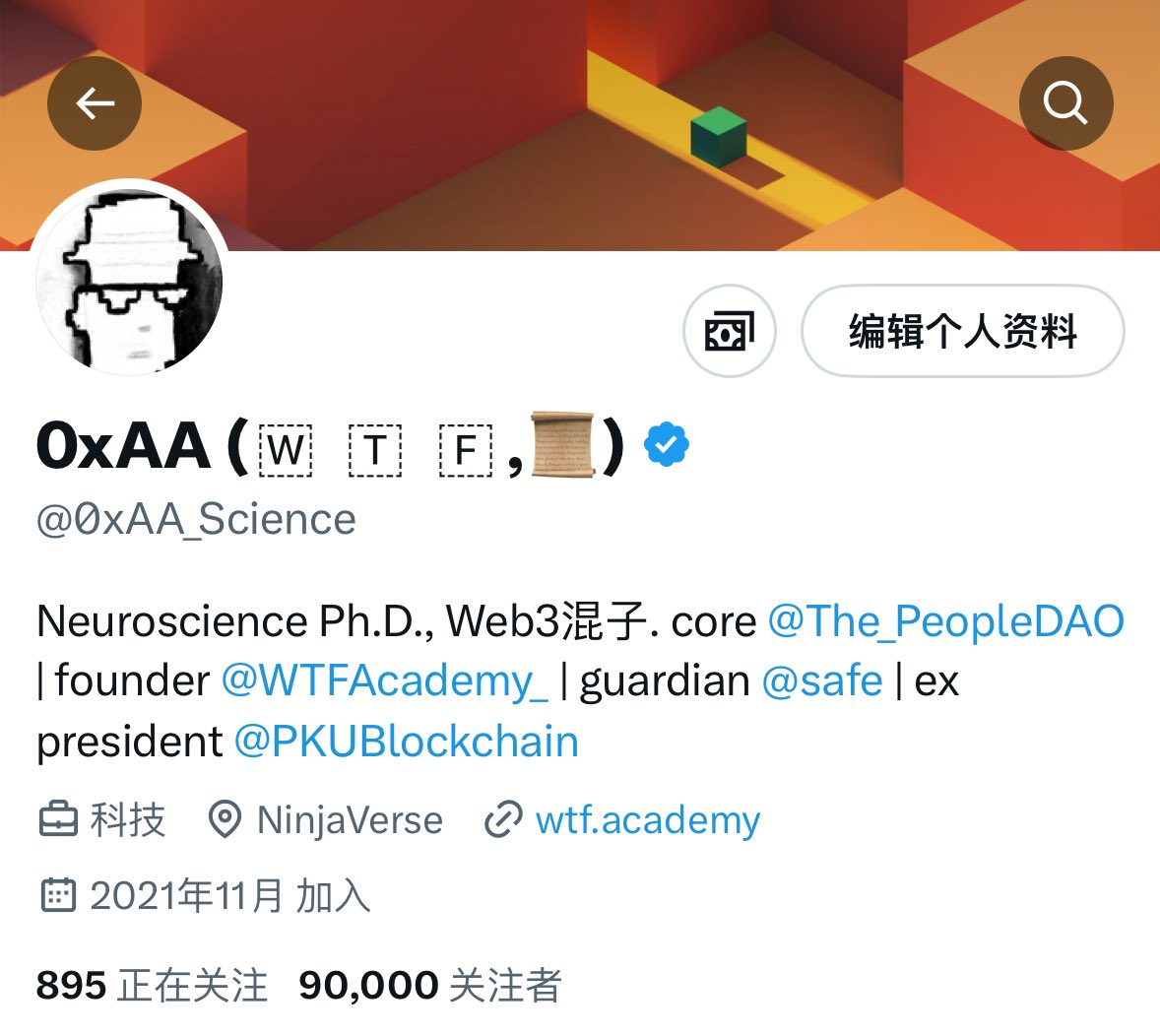 0xAA_Science's tweet photo. 9w关注了，谢谢大家！
没什么可以送的，点赞+转发+回复你什么时候关注我的，抽5本WTF Solidity实体书签名版！
新的一年，愿Solidity与你同在！ https://t.co/ibplbWyEqS